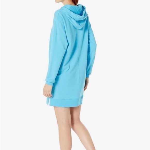 The Drop Women's Iona Long-Sleeve Hooded Mini Sweatshirt Dress NWT Size XS - Picture 3 of 11